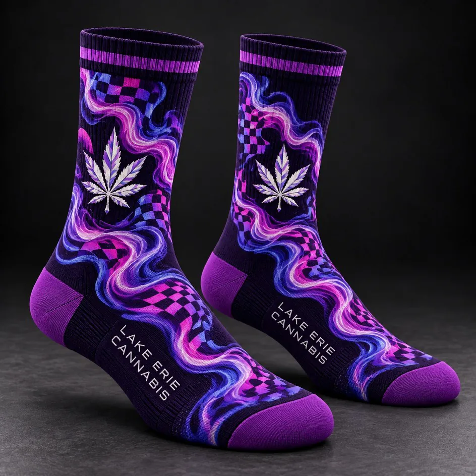 Smoke Crew Socks concept render