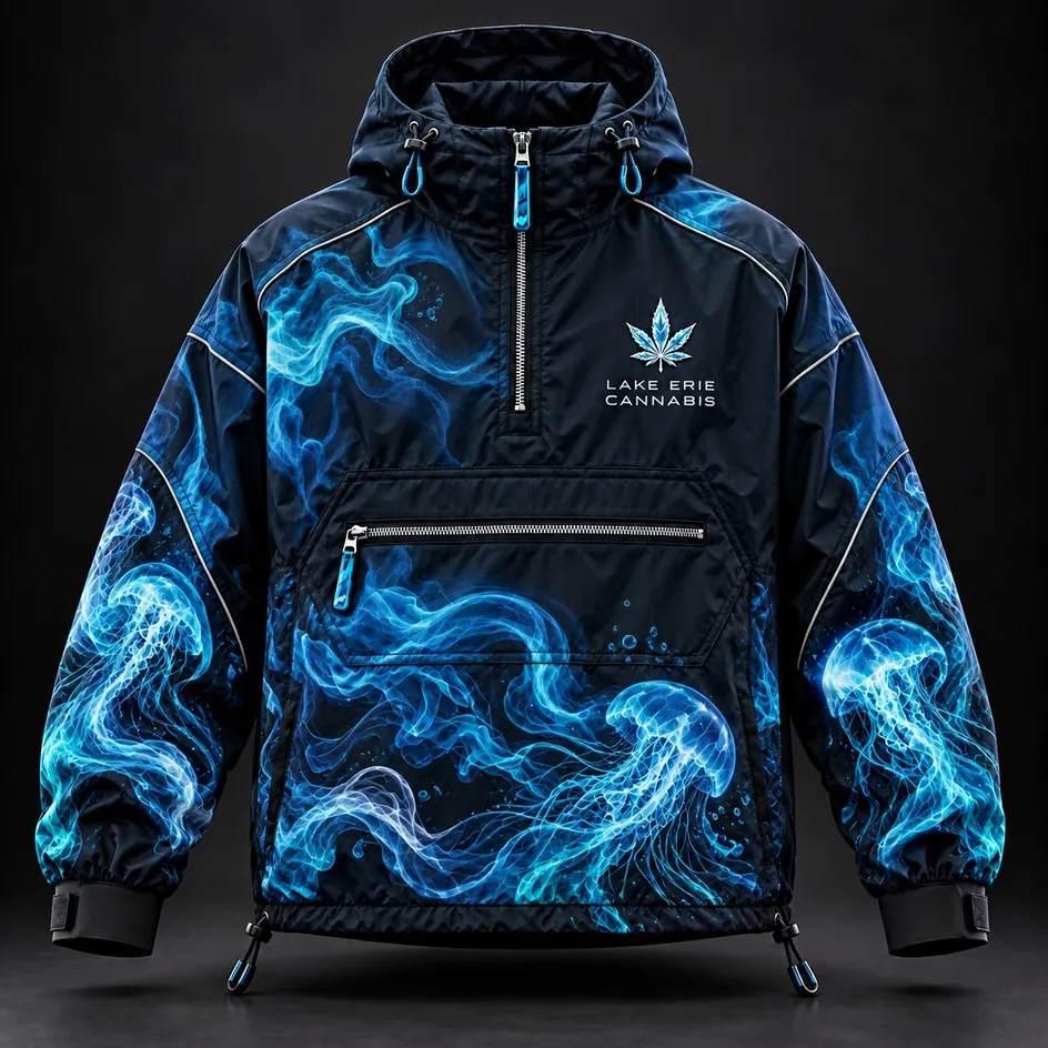 Smoke Shell Anorak concept render