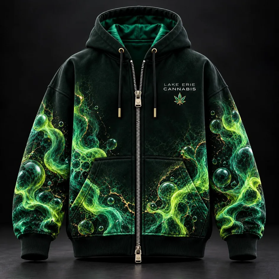 Smoke Zip Hoodie concept render